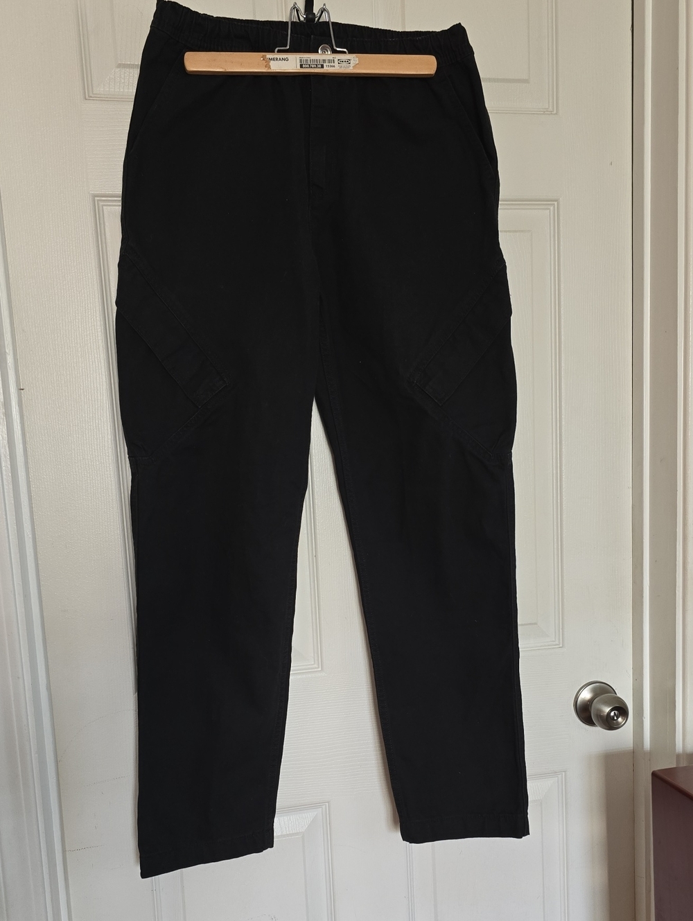 Boys' Black JORDAN Elastic Waist Cargo Pants